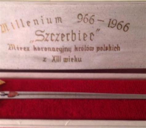 Polish Coronation Szczerbiec Sword Millennium