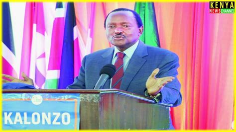 BREAKING KALONZO TO VIE FOR PRESIDENCY IN 2027 AGAINST RUTO YouTube