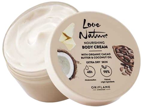 Oriflame Love Nature Nourishing Body Cream With Organic Cacao Butter