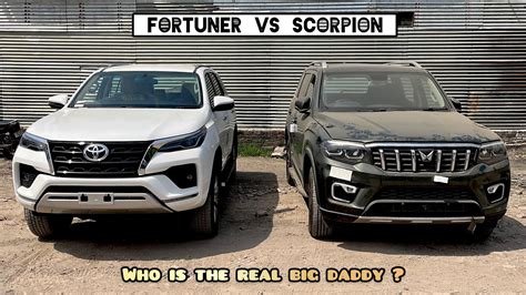 New Toyota Fortuner X Vs Mahindra Scorpion X Which One Should You