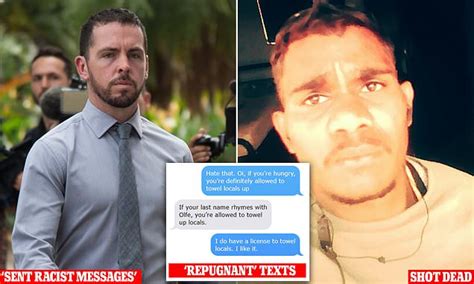 Kumanjayi Walker Inquest Zachary Rolfe Racist Text Messages Revealed