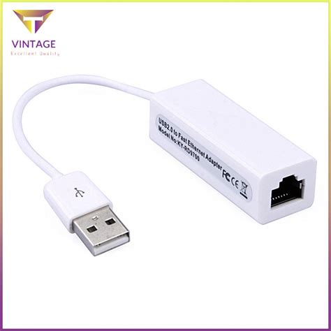 Ready Usb 20 To Fast Ethernet 10100 Rj45 Network Lan Adapter Card Dongle 100mb E12