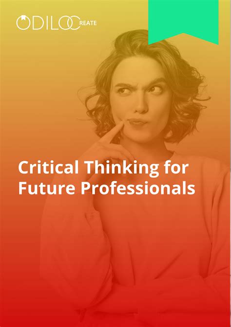 Critical Thinking for Future Professionals