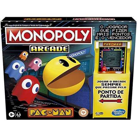 Jogo Monopoly Arcade Pacman E7030 Hasbro Shopee Brasil