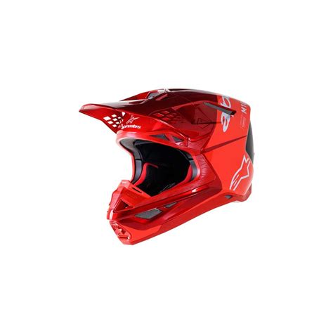 Casque Motocross Alpinestars SM10 Flood Rouge 22 06