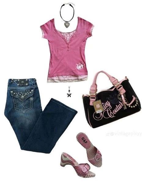 Pin On Roupas ★ In 2024 2000s Fashion Outfits Mcbling Fashion 2000s