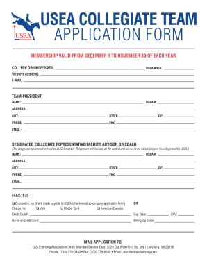 Fillable Online APPLICATION FOR NCAA DIVISION III EXPLORATORY Fax