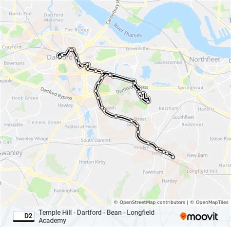 D2 Route Schedules Stops And Maps Dartford Updated