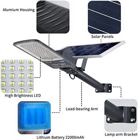 LED SOLAR STREET LIGHT Aluminium 12 W At Rs 15500 In New Delhi ID