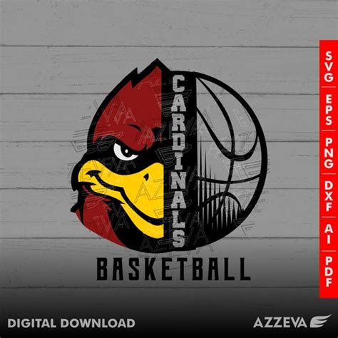 Cardinals Basketball Design Png Eps Ai Dxf Png Pdf Jpg - Etsy