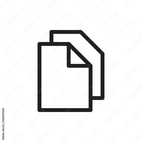 Copy content vector icon template black color editable. Copy content ...