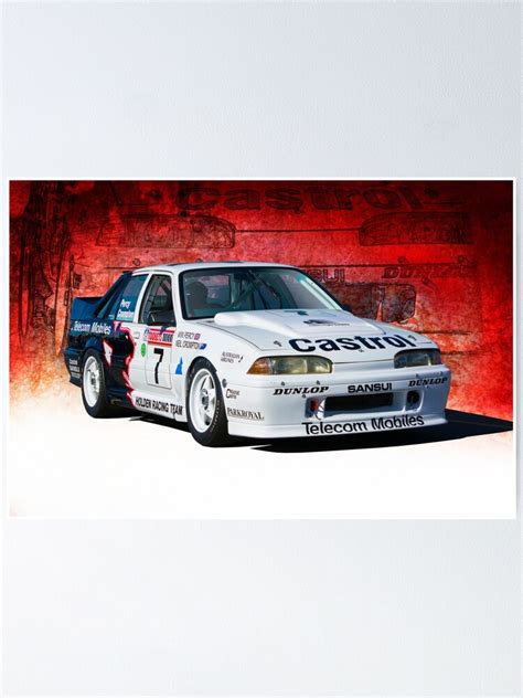 "1989 Holden Commodore VL Walkinshaw" Poster by StuartRow | Redbubble