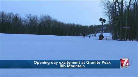 Skiers Snowboarders Hit The Slopes On Opening Day At Granite Peak Ski