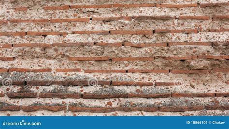 Roman Brick Texture Wallpaper Stock Image - Image: 18866101