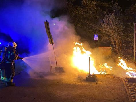 Seppensen Brennt Baustellenabsicherung Freiwillige Feuerwehr