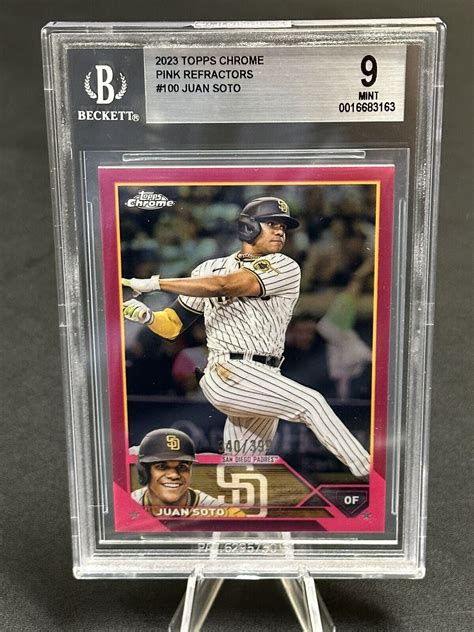 Topps Chrome Magenta Refractor Juan Soto For Sale