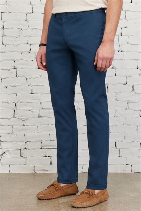 Alt Ny Ld Z Classics Erkek Indigo Slim Fit Dar Kesim Arm Rl Yan Cepli