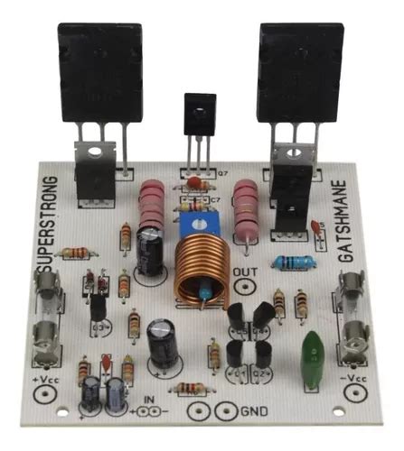 Placa Montada Amplificador W Rms Mono Sc Sa Parcelamento