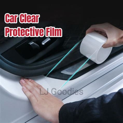 Car Door Sill Bumper Edge Protector Guard Transperent Clear Protection