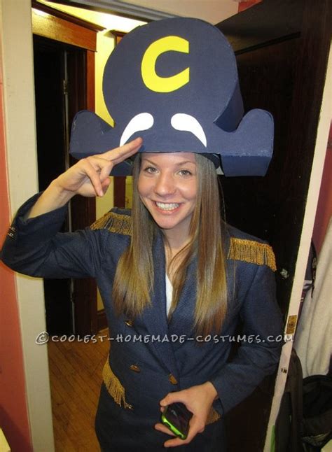 Coolest Homemade Captain Crunch Halloween Costume for a Woman