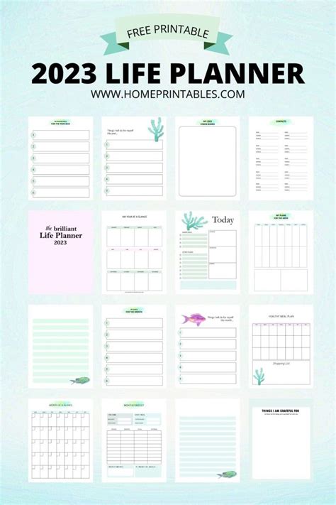 Planner 2023 Pdf Free Download 40 Awesome Printables For You