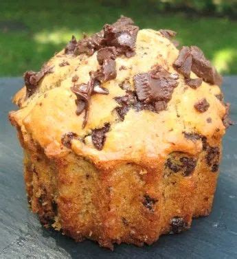 Muffins Au Beurre De Cacahu Tes Et Aux P Pites De Chocolat A Ne Sent