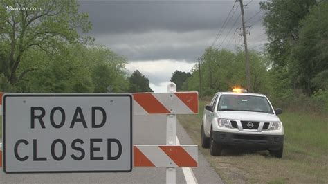 Fallen Powerlines Close Highway 90 In Crisp County During Severe Storms