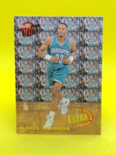 Alonzo Mourning Ultra All Rookie Charlotte Hornets