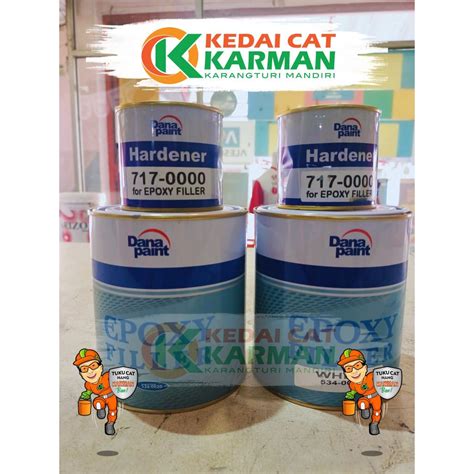 Jual EPOXY CAT DASAR ANTI KARAT DANAPAINT EPOXY FILLER CAT DASAR