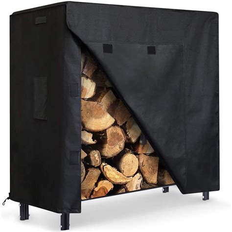 Firewood Rack Cover Outdoor Log Rack Cover 4 Feet 600d Waterproof48l