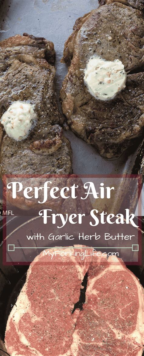 Perfect Air Fryer Steak With Garlic Herb Butter Regtech