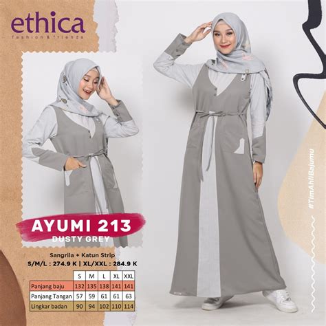 Jual Gamis Ethica Ayumi Shopee Indonesia