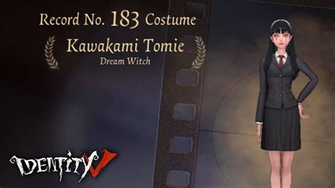 Tomie Skin Dream Witch Junji Ito Skin Identityv Anniversary Gameplay