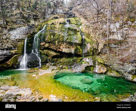 Waterfall Slap Slovenia Water Flow Hi Res Stock Photography And Images