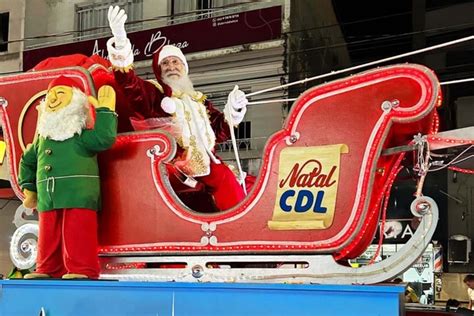 Papai Noel Chegou e ele a programação natalina do Vale do Iguaçu