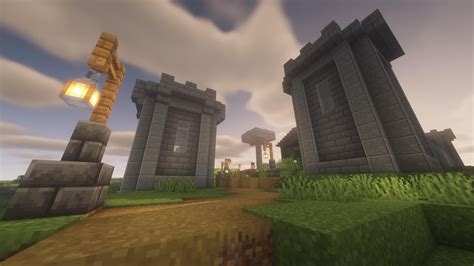 A survival base isn’t completely without a giant wall around the whole ...