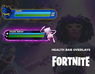 Fortnite Overlay Health Bar Projects :: Photos, videos, logos, illustrations and branding :: Behance