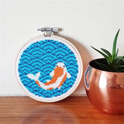 Koi Fish Cross Stitch Pattern Pdf Etsy