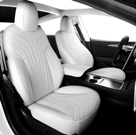 Tesla Leather Car Seat Covers Freesoo