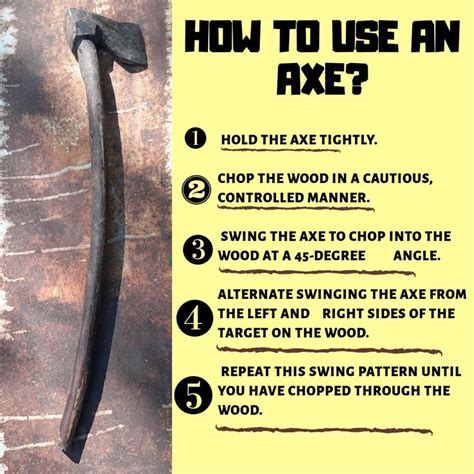 How To Use An AXE ? | Being used, Make it yourself, Safety tips