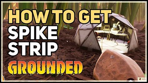 How To Get Spike Strip Grounded Trap Recipe Youtube