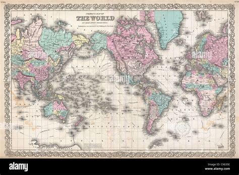 Mercator Projection Hi Res Stock Photography And Images Alamy