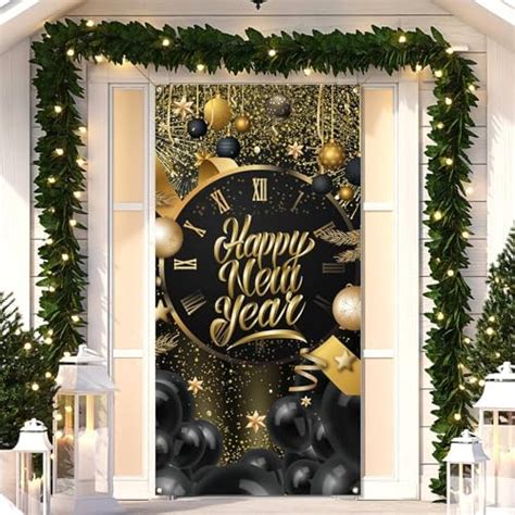 Amazon Nepnuser Happy New Year Door Cover New Years Eve