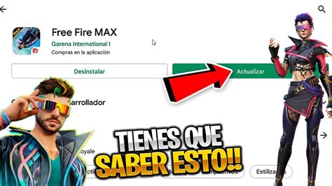 Como Actualizar O Descargar Free Fire Max Nueva Actualizacion