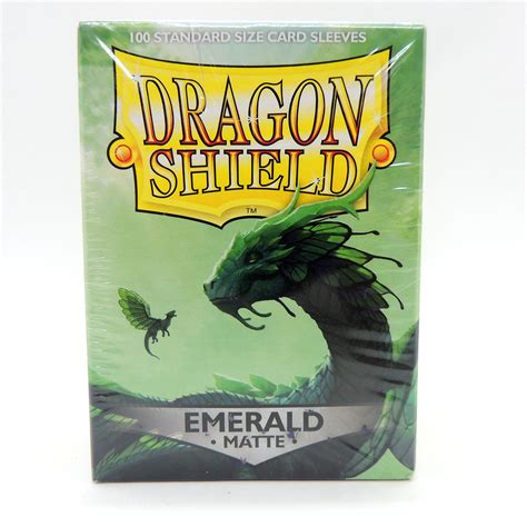 Dragon Shield Emerald Matte 100 Sleeves Madtoyz