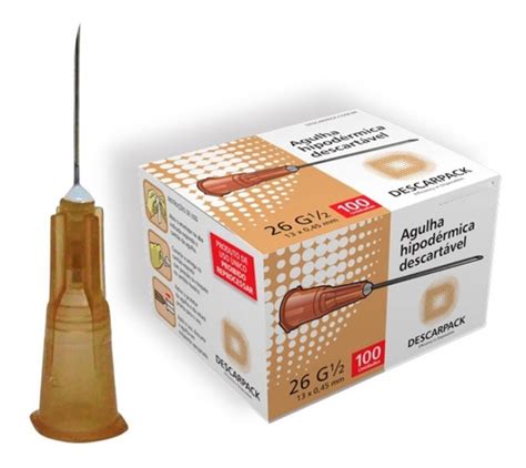 Melhor Agulha Para Intramuscular - Agulha Intramuscular HiPodérmica Estéril Caixa C/ 100 Unids ...