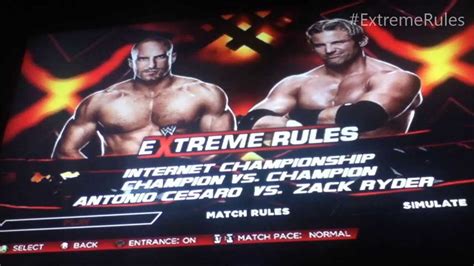 Wwe 2k14 Universe Ppv Extreme Rules Pre Show Youtube