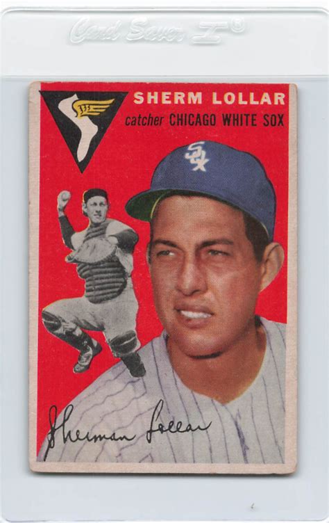 Topps Sherm Lollar White Sox Vg Ex Da Ebay