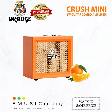 Orange Crush Mini 3w Guitar Combo Amplifier Emusic