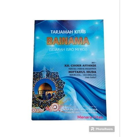 Jual Penjelasan Kitab Bainama Dardir Sejarah Isro Mi Roj Bhs Sunda